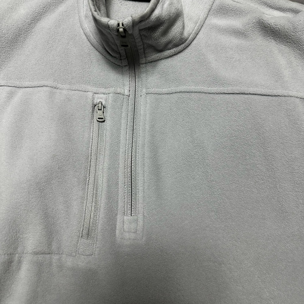 Under Armour 2XL Gray Fleece Quarter Zip • Loose Fit • Warm Lightweight Pullover